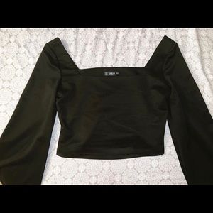Shein Black Crop Top